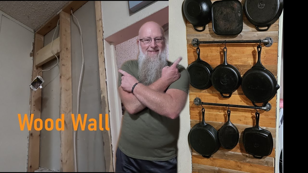 Rustic Handmade: Cast Iron Pan Wall