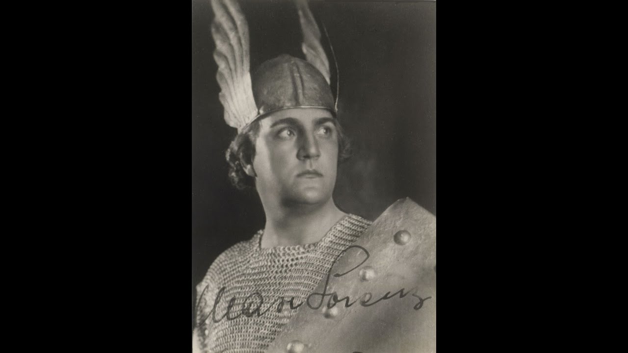 Wagner:  Tristan und Isolde  -  Die alte Weise  -  Max Lorenz, tenore; Jaro Prohaska, basso baritono
