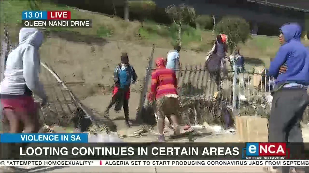 Violence in SA | Looting continues in certain areas