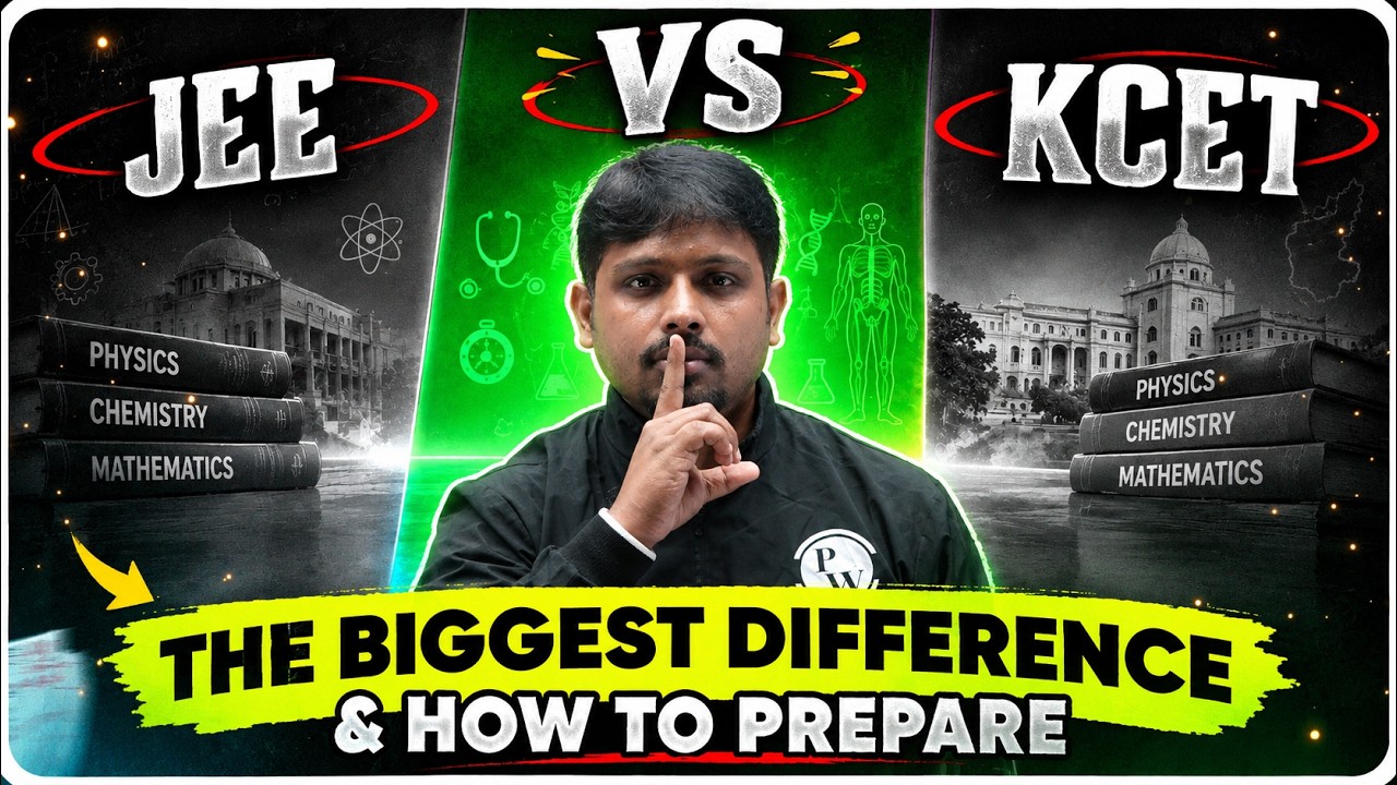 JEE vs KCET: The BIGGEST Difference & How to Prepare #kcet2027