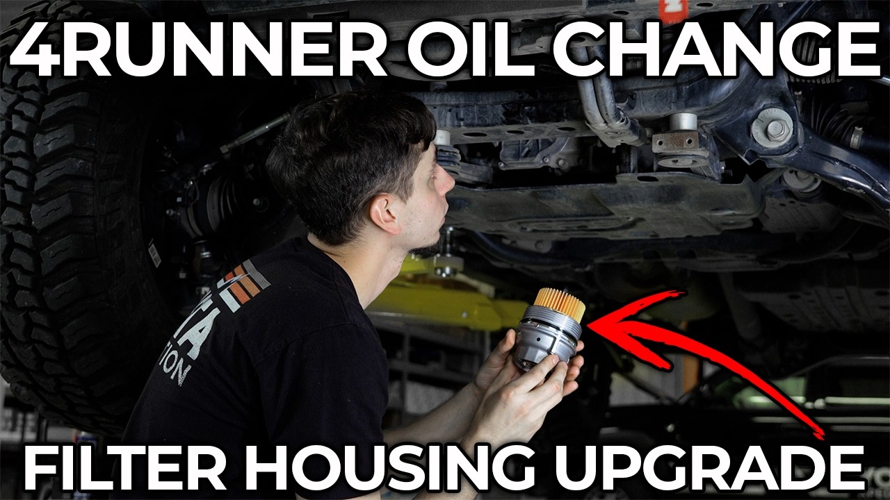 4Runner Oil Change And Housing Upgrade + Maintenance Light Reset