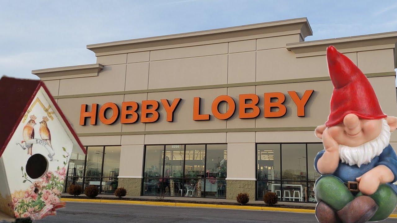 Hobby Lobby Spring Decor.   Bird Boxes  Garden Gnomes and more