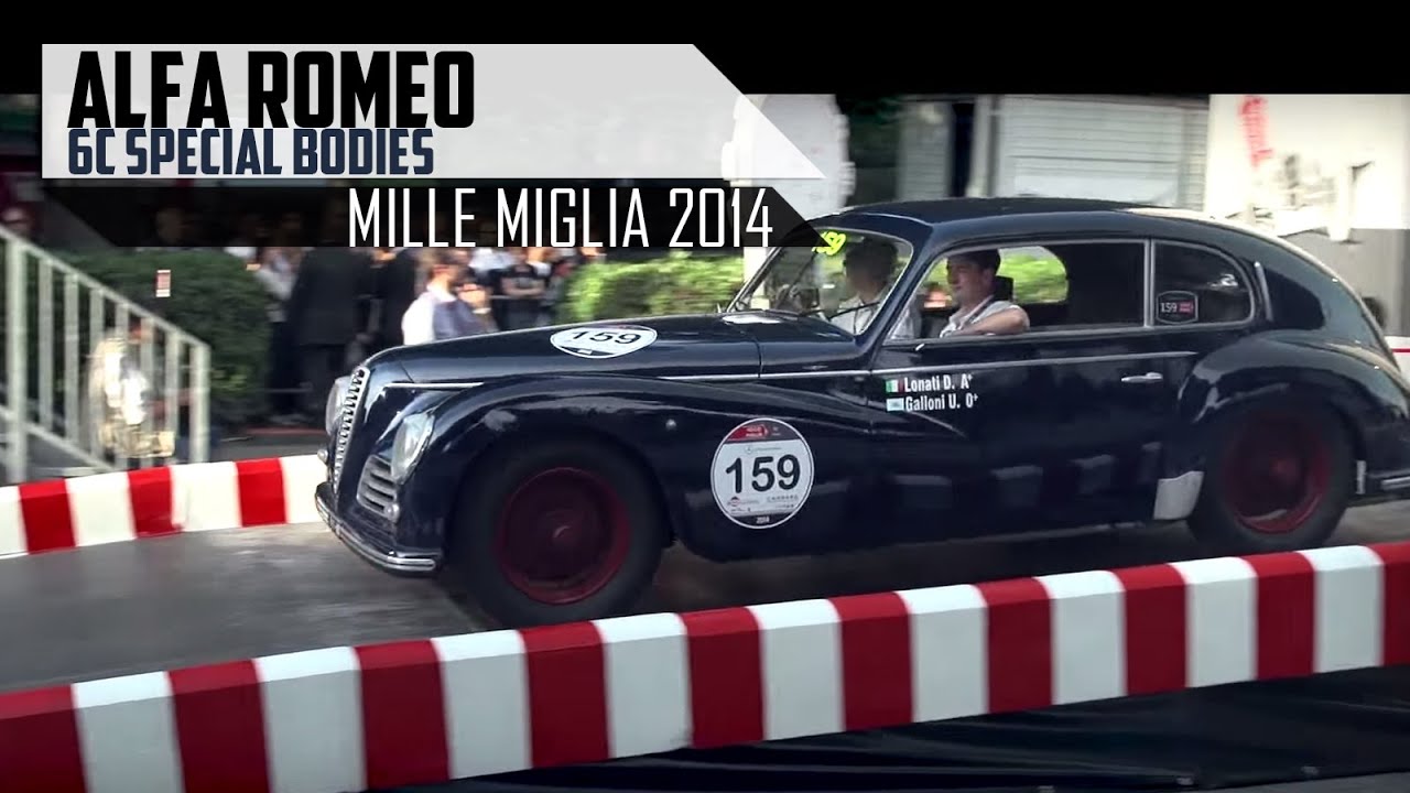 ALFA ROMEO 6C - SPECIAL BODYWORK & Early Scuderia Ferrari - MILLE MIGLIA 2014 Engine sounds | SCC TV