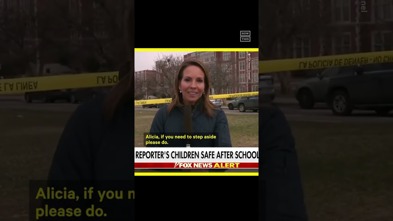 Reporter Covering School Shooting Stops Broadcast to Hug Her Son