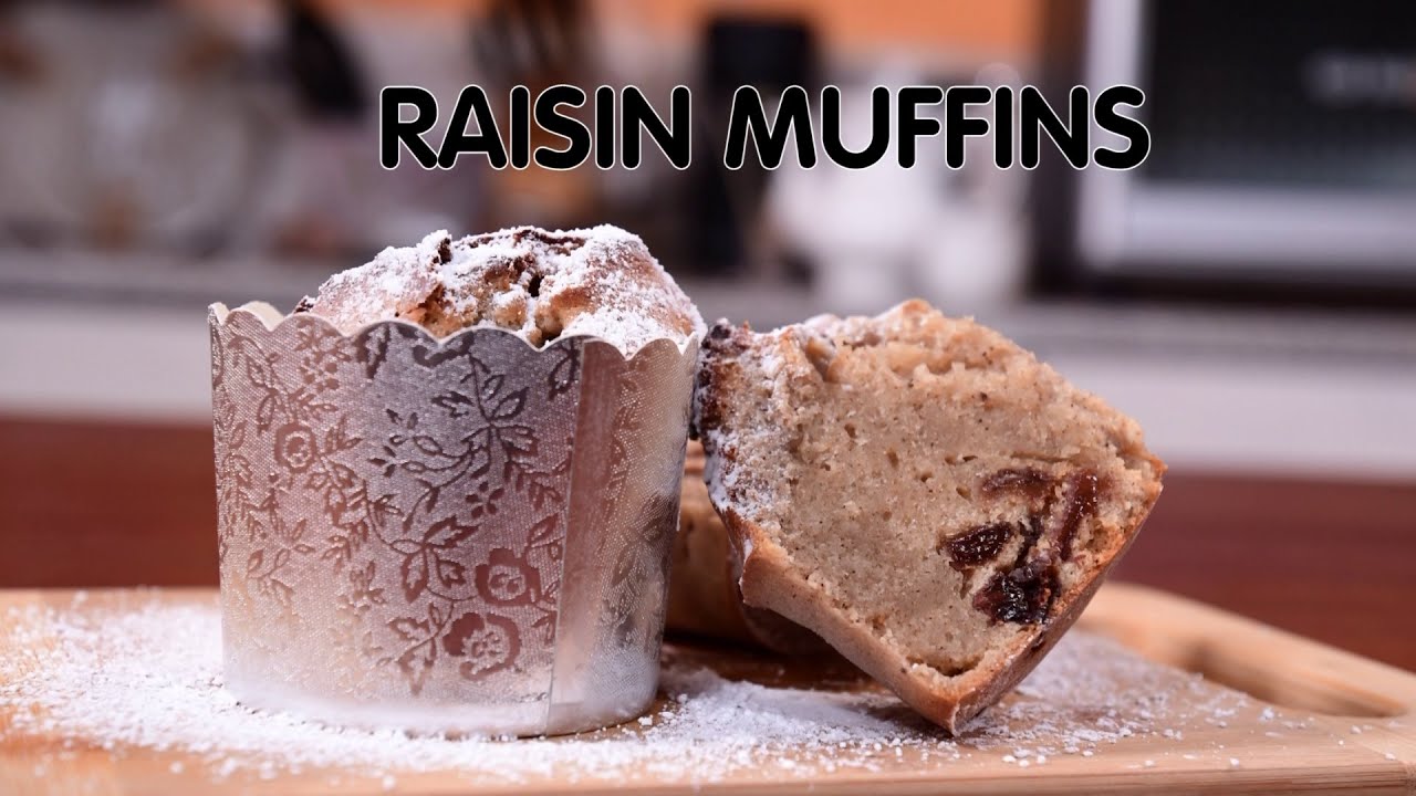 RAISIN MUFFIN | HOMEMADE MUFFIN | QUICK FIX | FOODIES CLUB
