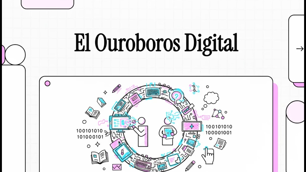 El Ouroboros digial   Cuando la IA escribe y califica