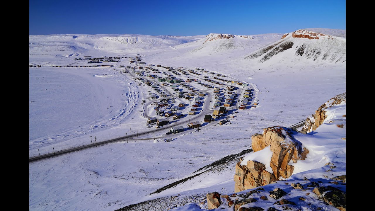 Scenic Arctic Bay Nunavut.