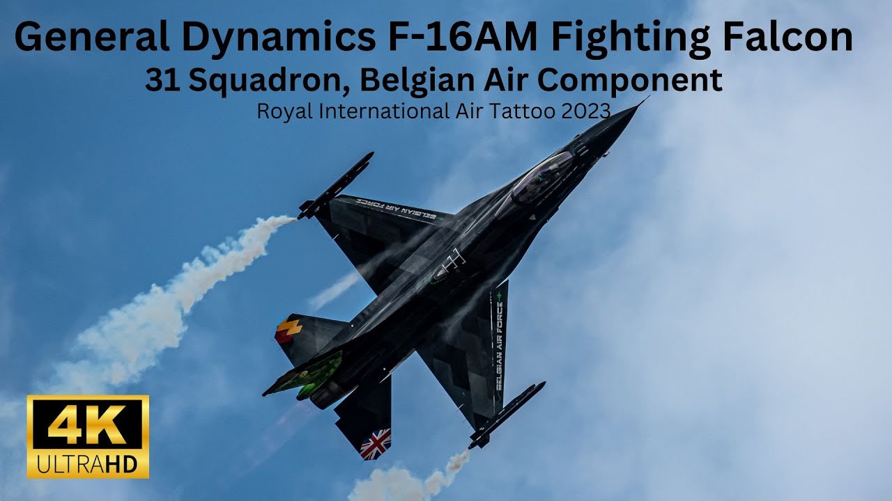 Amazing pilot skills! - Belgian Air Component F-16 'Dream Viper' - RIAT 2023 - Full Demo + Photos!