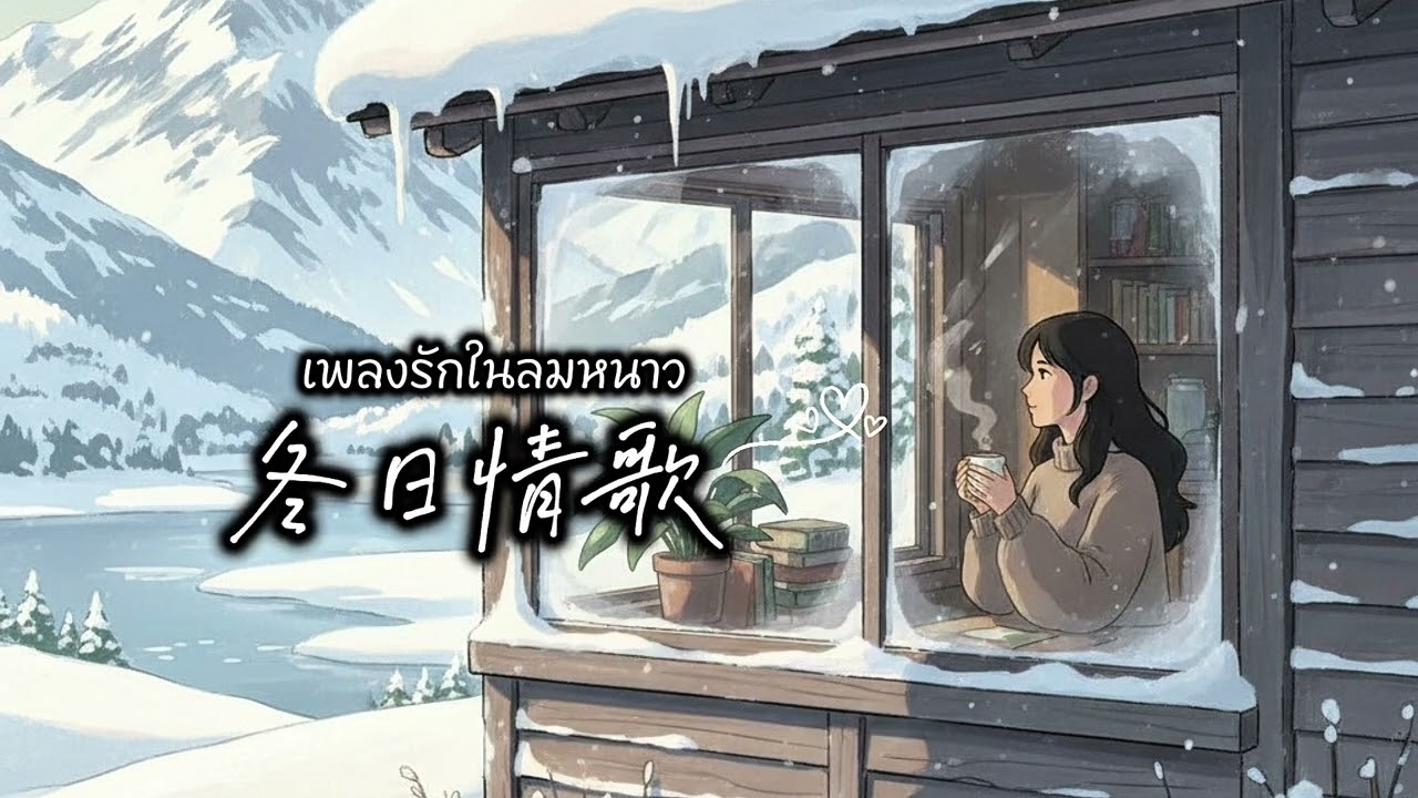 เพลงรักในลมหนาว 【冬日情歌】 ❤️เรียนจีนจากเพลง 🎧🎵