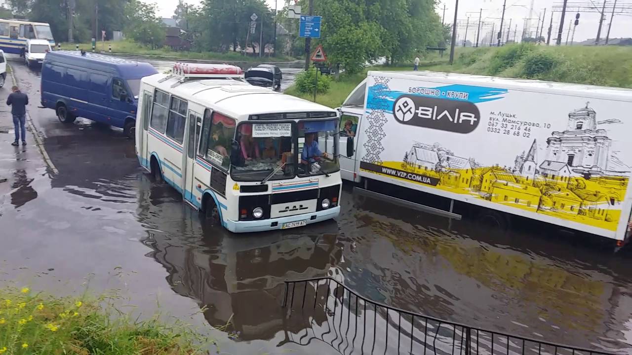 Венеція на вулицях Ковеля (потоп у Ковелі 01.06.2016)