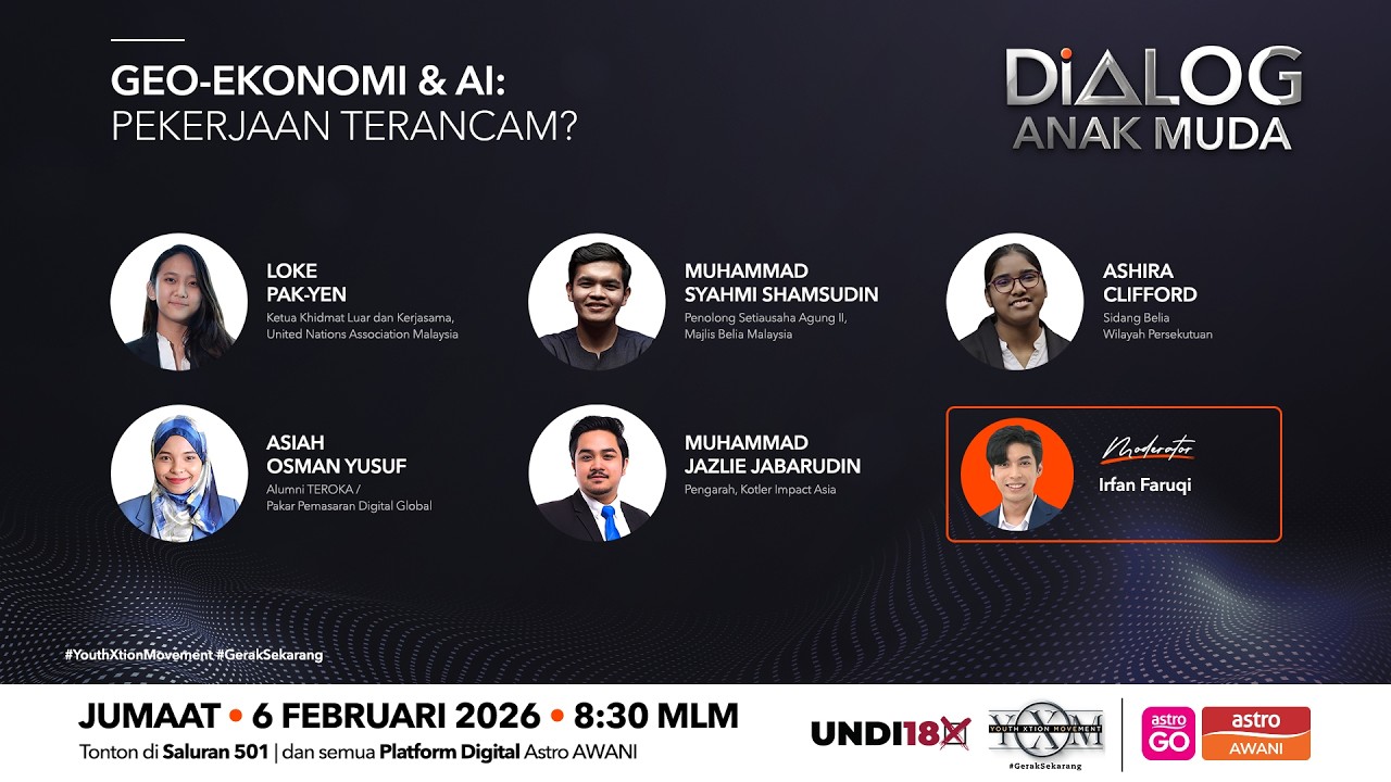 Dialog Anak Muda: Geo ekonomi dan AI | Pekerjaan terancam?