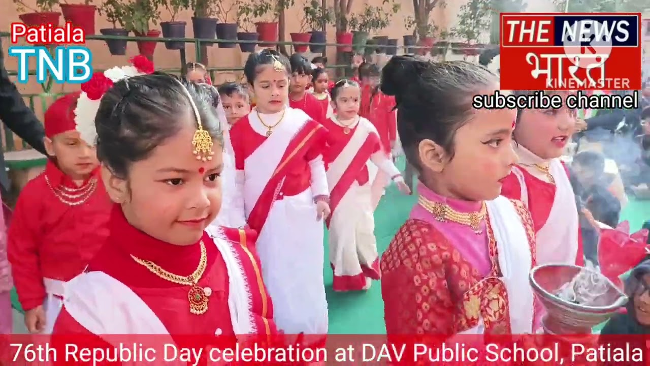 76th Republic Day celebration at DAV Public School, Patiala