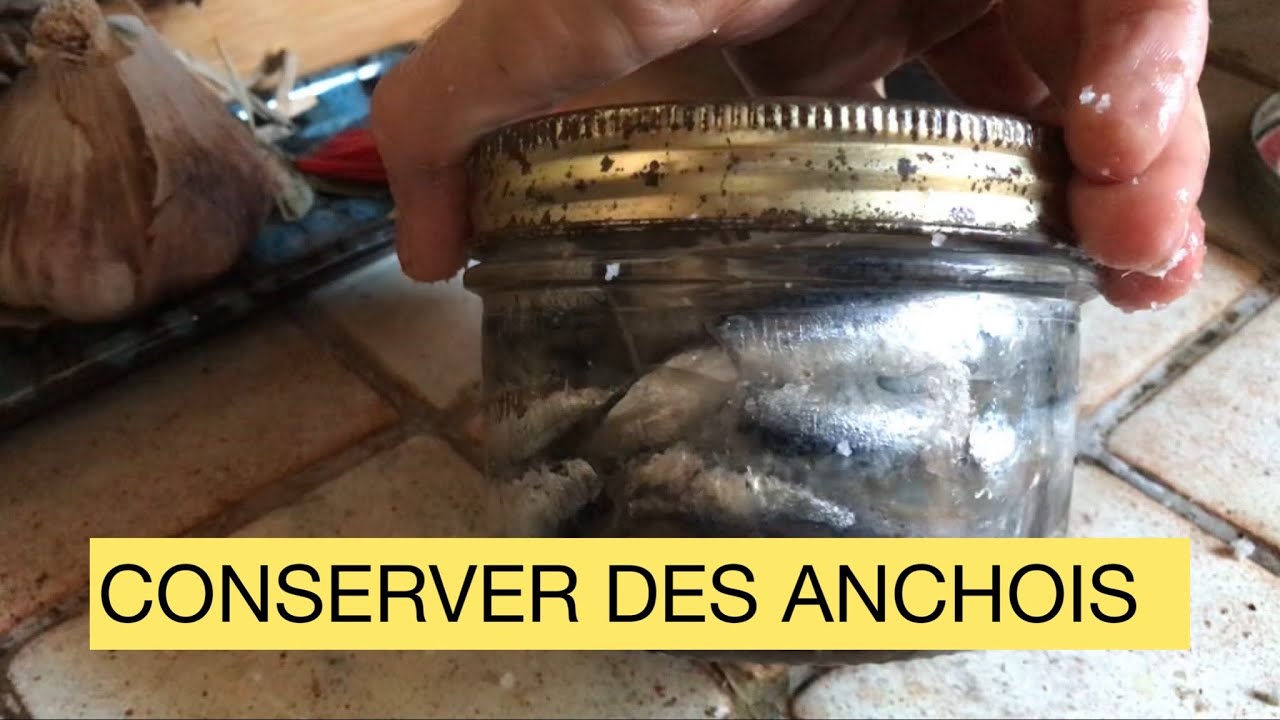 Un bocal d’anchois maison