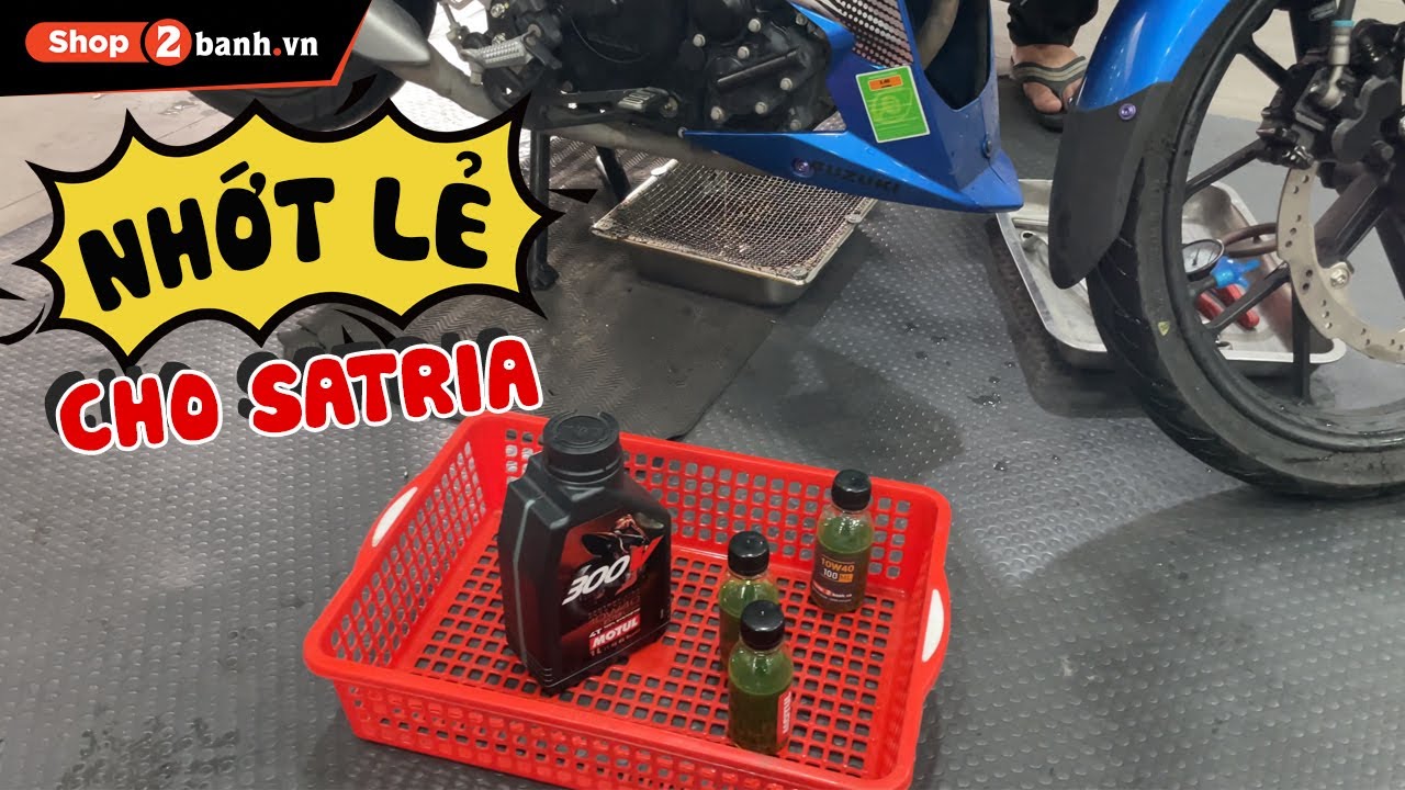 Nhớt gì cho Raider, Satri đi bốc máy? Kinh nghiệm chọn nhớt chiết lẻ ở đâu uy tín, chính hãng?