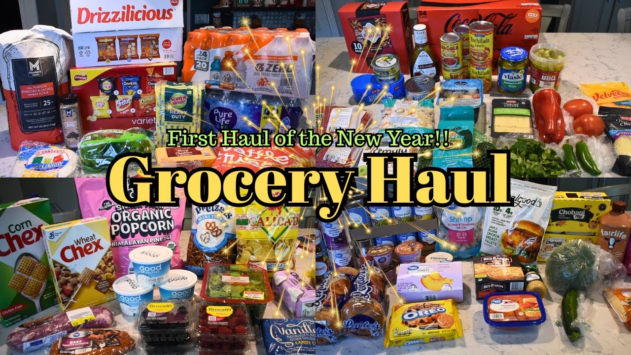 Первая покупка продуктов в 2026 году | Sam's Club, Walmart, Kroger и HEB