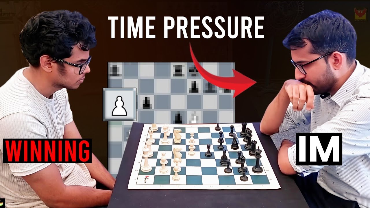 IM in Big Trouble..Still Saves the Game|4th Anniversary Phoenix ChessBase India Blitz Tournament