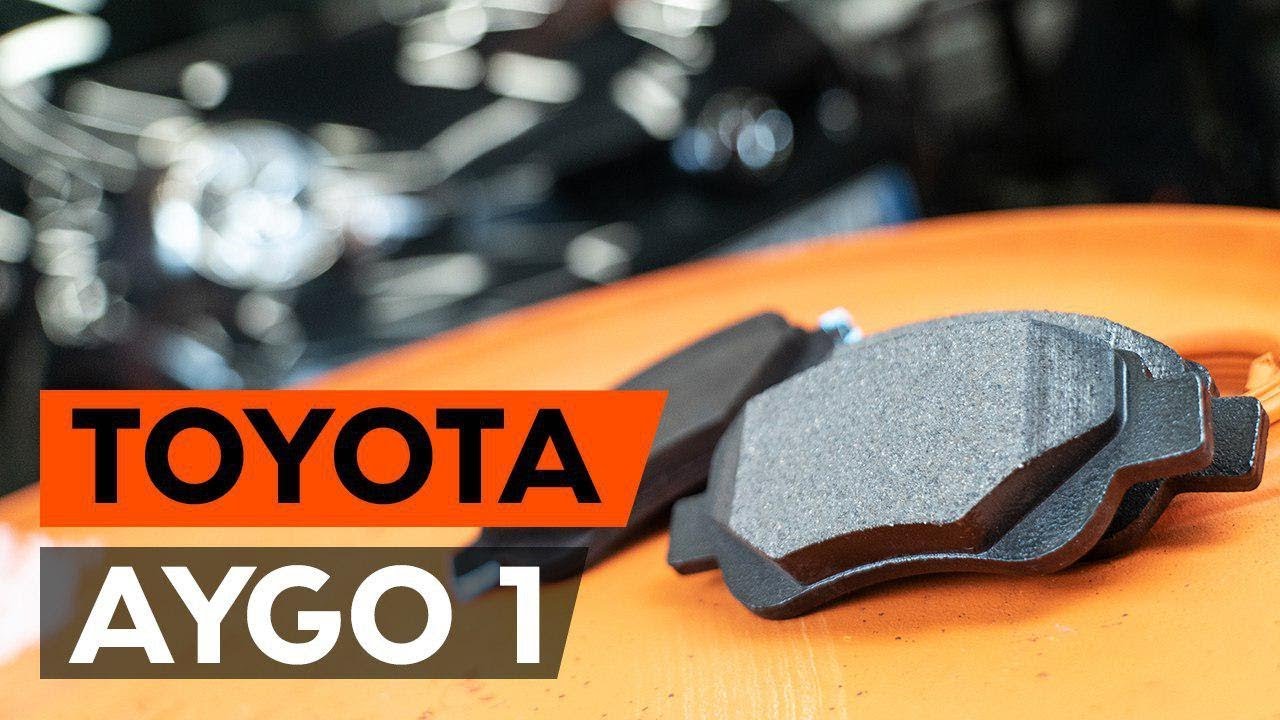 Så byter du bromsbelägg fram på TOYOTA AYGO 1 (AB10) [GUIDE AUTODOC]