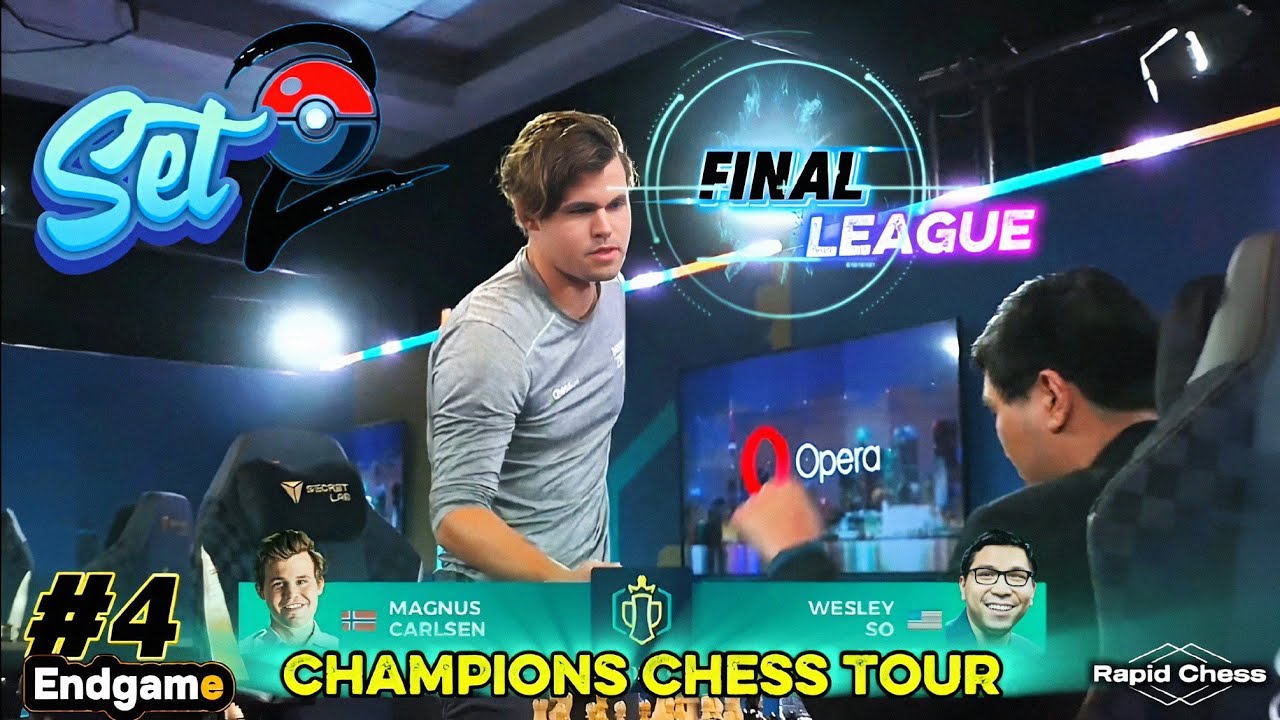 FINAL LEAGUE!!! Magnus Vs Wesley So || Champions Chess Tour