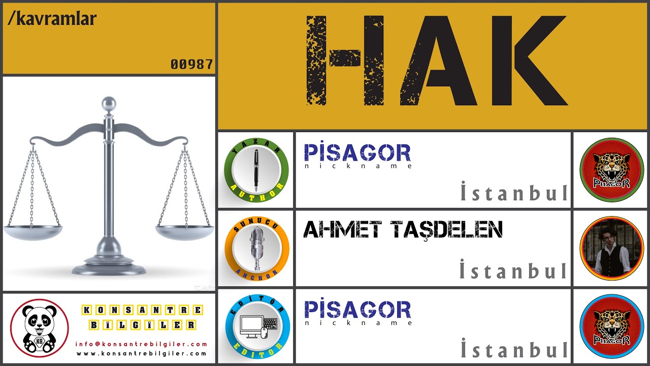 HAK NEDİR ?