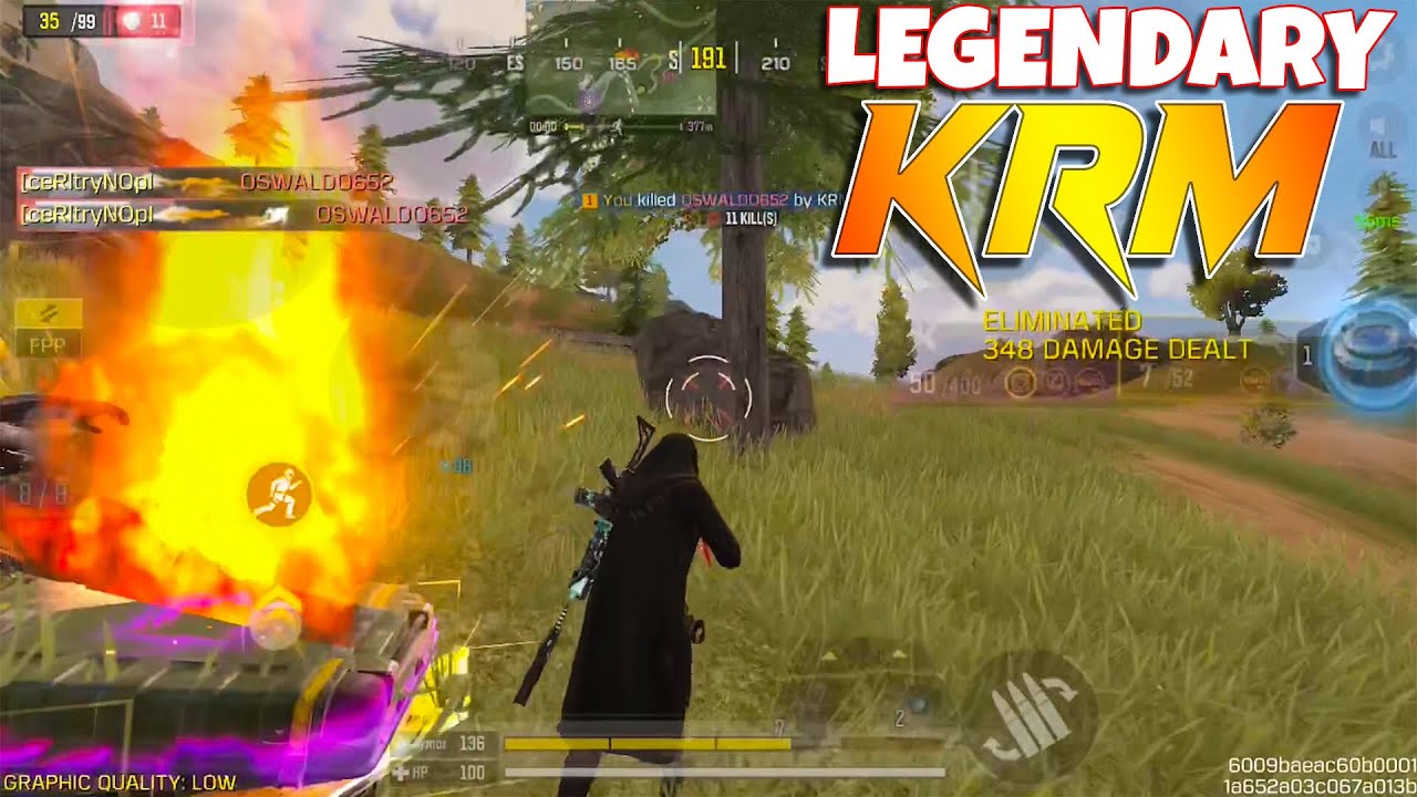 Solo vs Squad With Enemy Legendary KRM!🔥| COD MOBILE BR