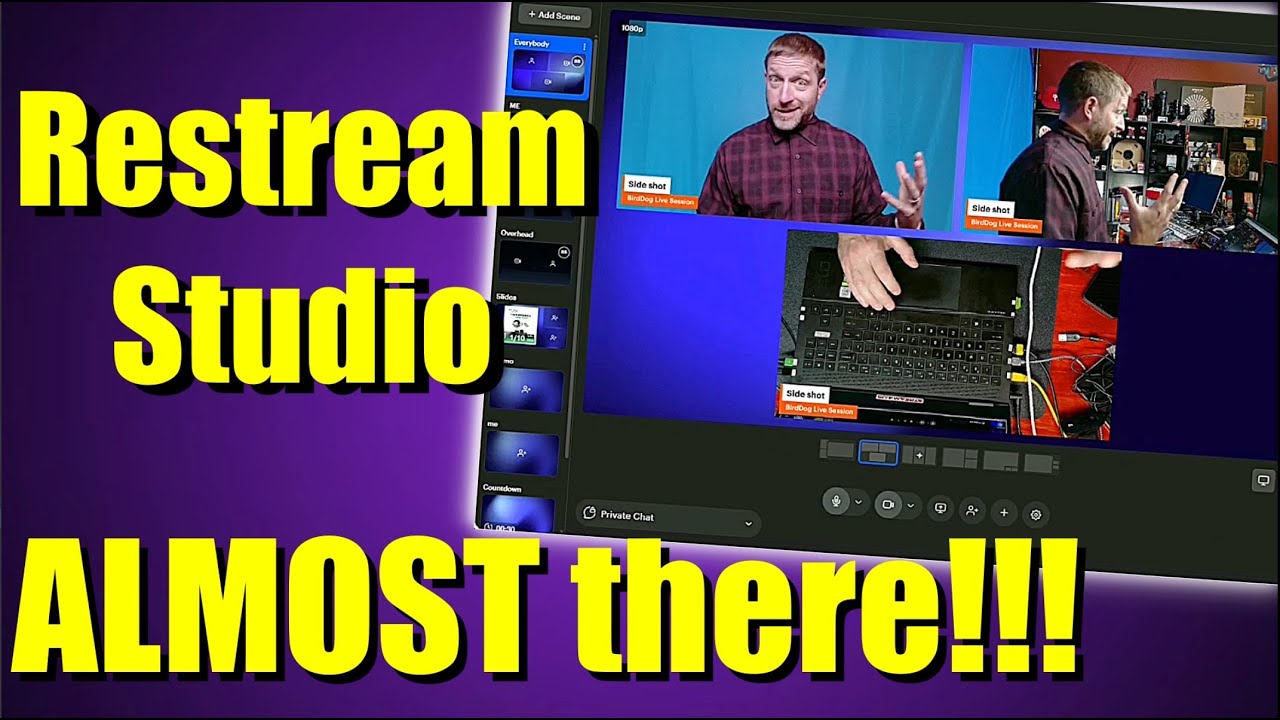 Live Producing INSIDE Restream Studio & a MultiCam Setup!