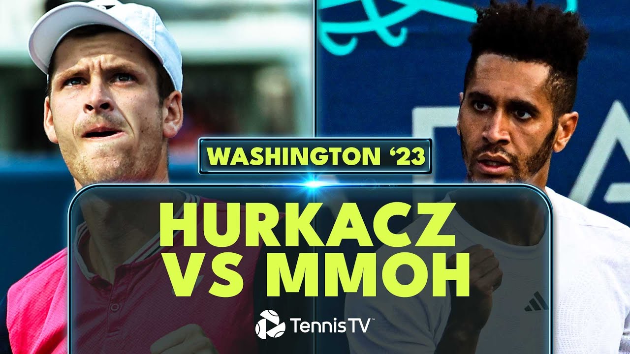 Dramatic Moments In Hurkacz vs Mmoh Rollercoaster | Washington 2023 Highlights