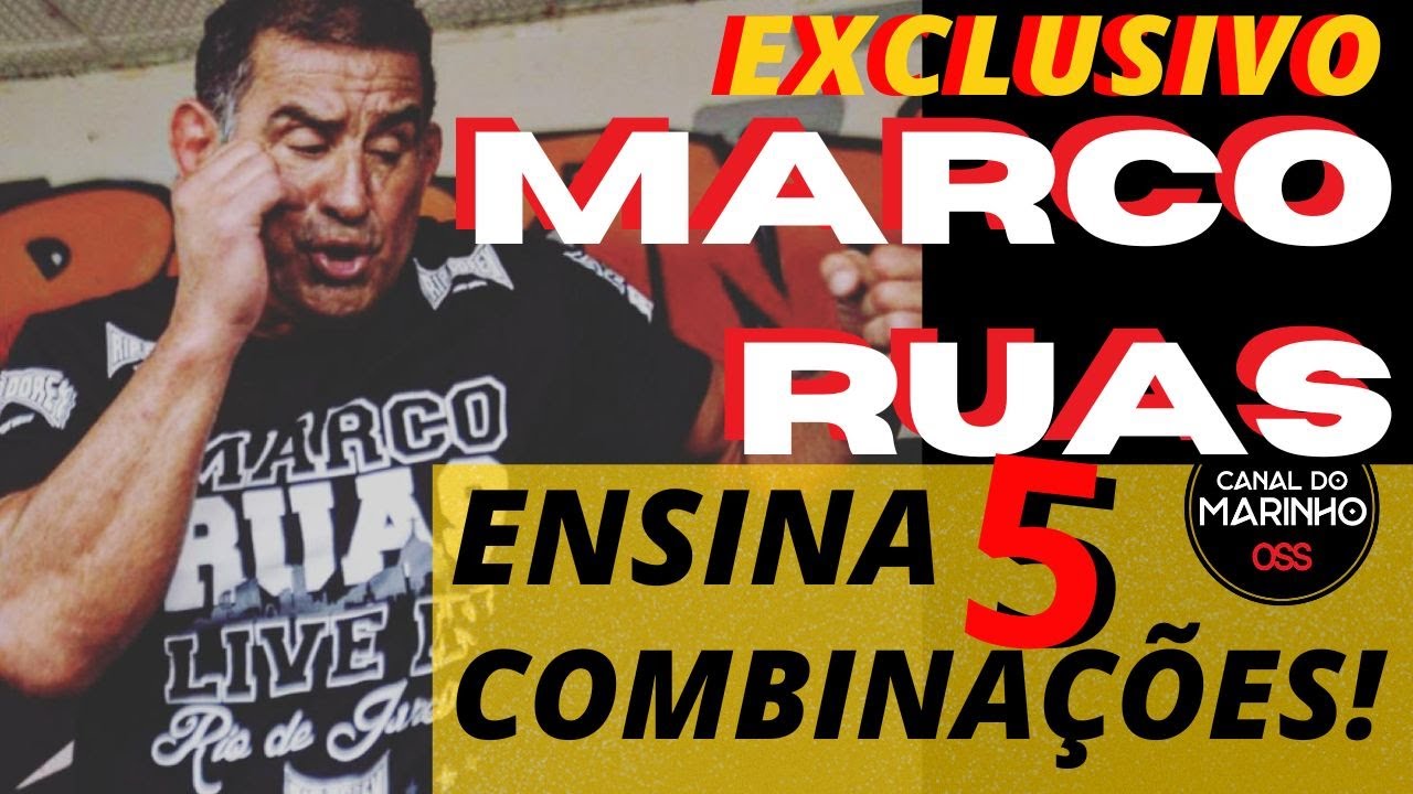 MARCO RUAS ensina 5 combinações! Onde tudo começou! Roots!!!!