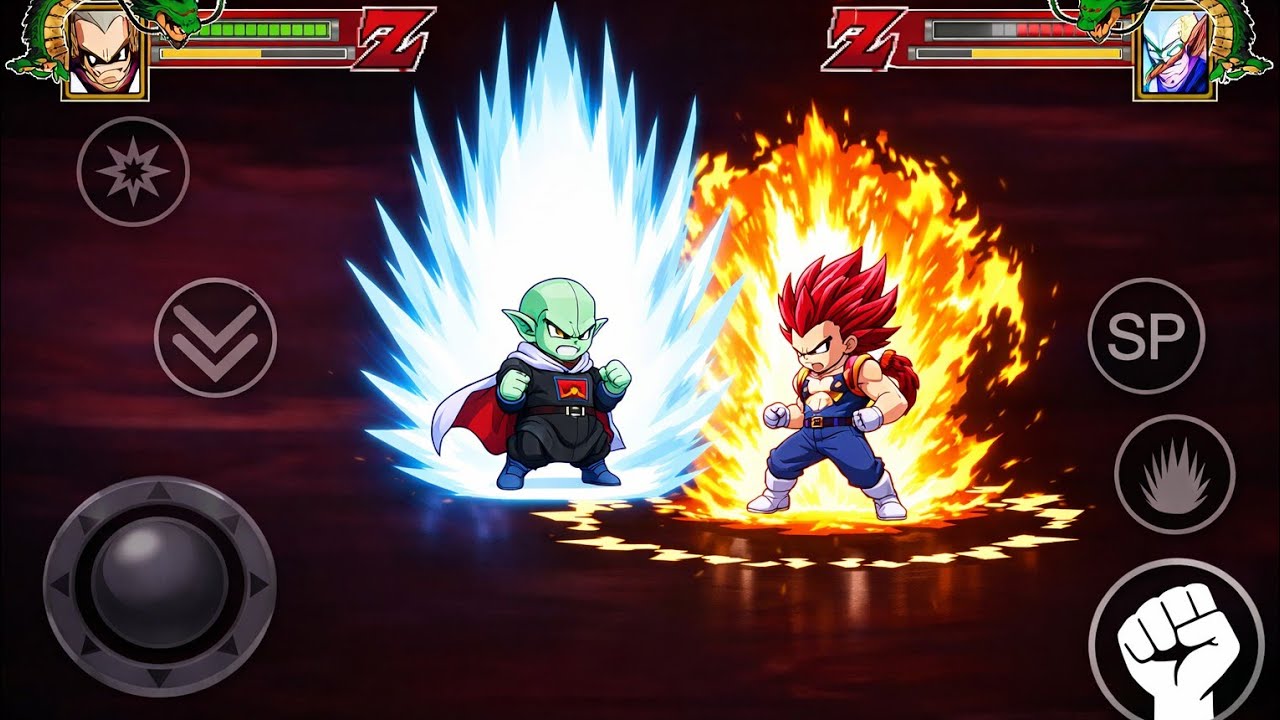 Power Warriors 19.8 Modo Torneio com o Novo Vegeta Ssj4 Daima