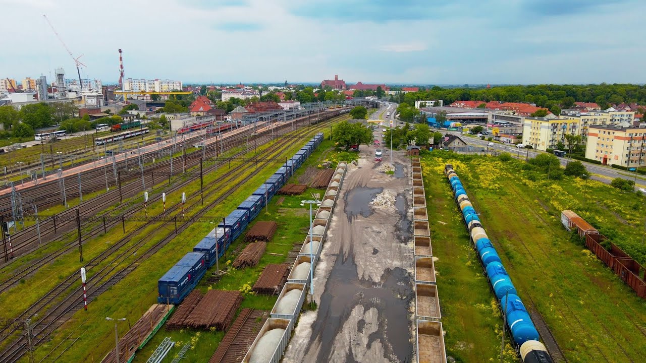Załadunek Kruszywa - Stacja przeładunkowa Malbork 01.06.2021