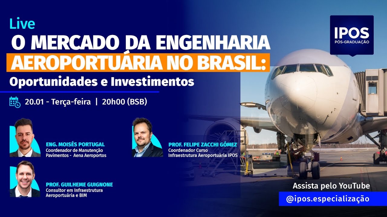 O Mercado da Engenharia Aeroportuária no Brasil: Oportunidades e Investimentos