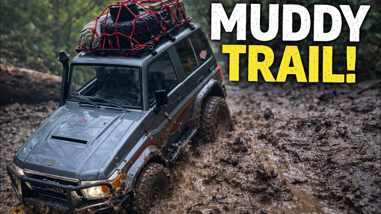 Scale Mud Trail Run | Toyota Land Cruiser LC71