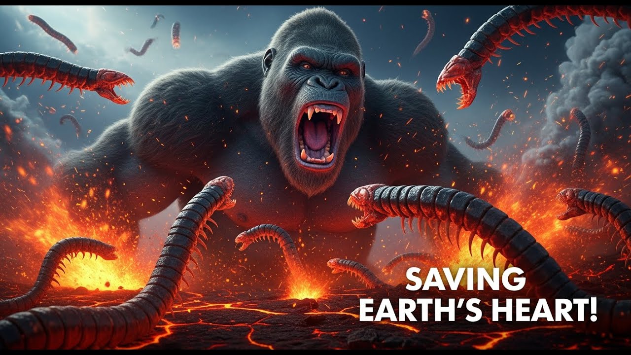 Unleashed Fury: KONG: HEART OF THE WILD! a swarm of 