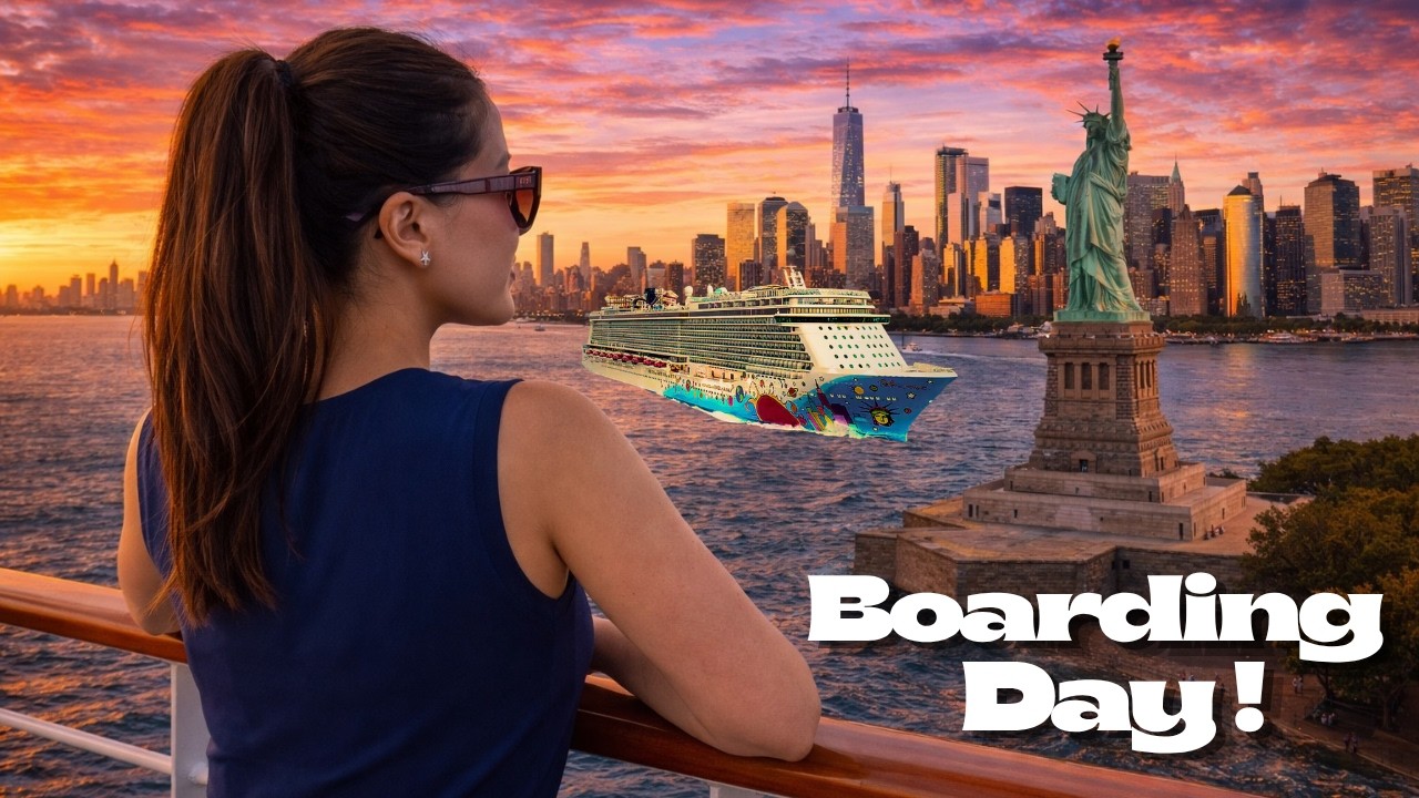 Посадка на Norwegian Breakaway!! | Видео о дне посадки + Первые впечатления