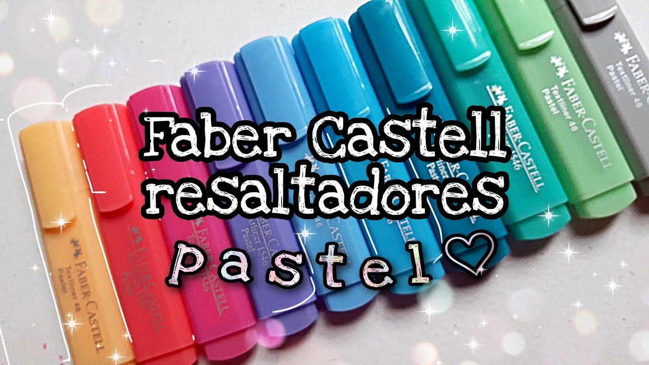 REVIEW! Faber-Castell Pastel |  Resaltadores ☁️ | realmente son pastel?