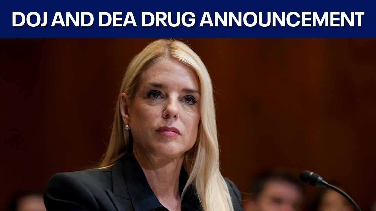 Pam Bondi speaks DOJ and DEA Drug Announcement