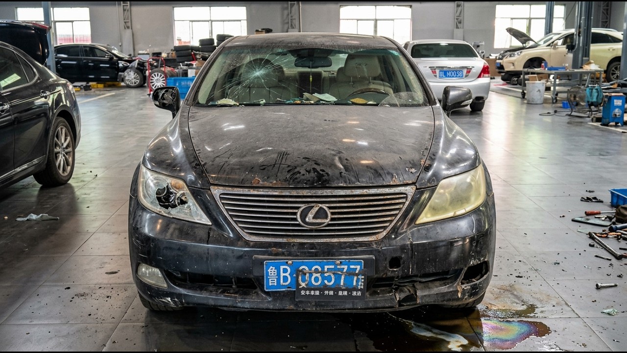 Полная реставрация классического Lexus LS460 + капитальный ремонт автомобиля.