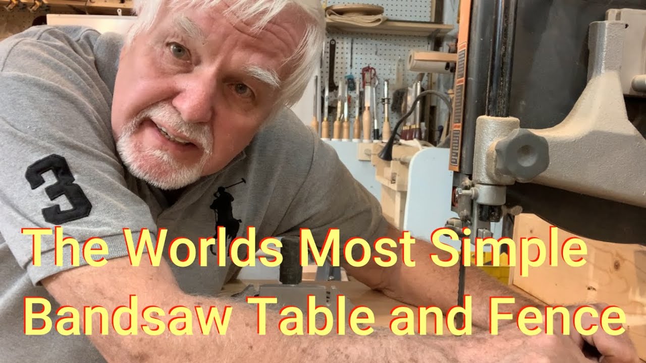 The Worlds Most Simple Bandsaw Table and Fence