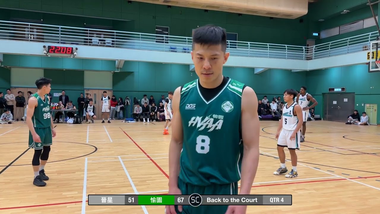 2025-12-18 男甲二聯賽 晉星(白) vs 愉園(綠) Q4