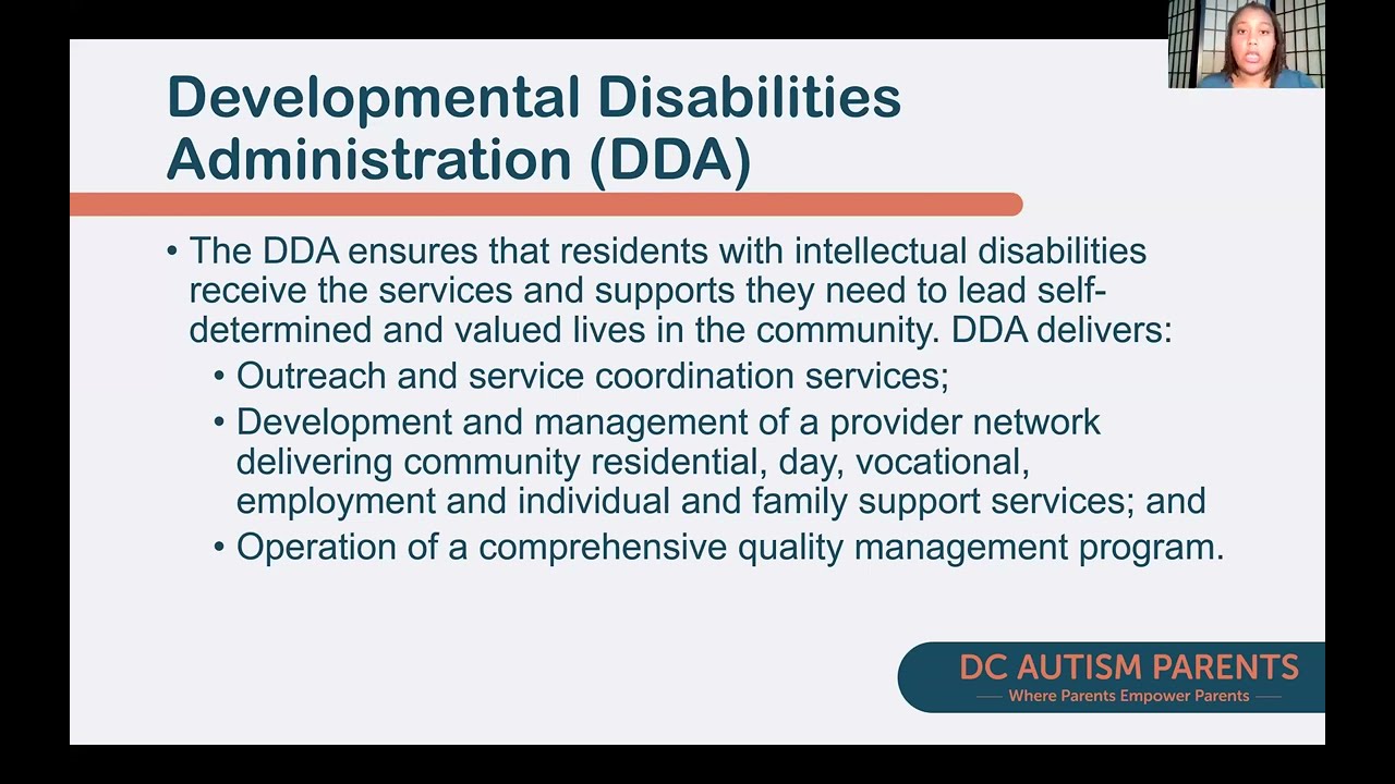 The Department of Disability Services (DDS)