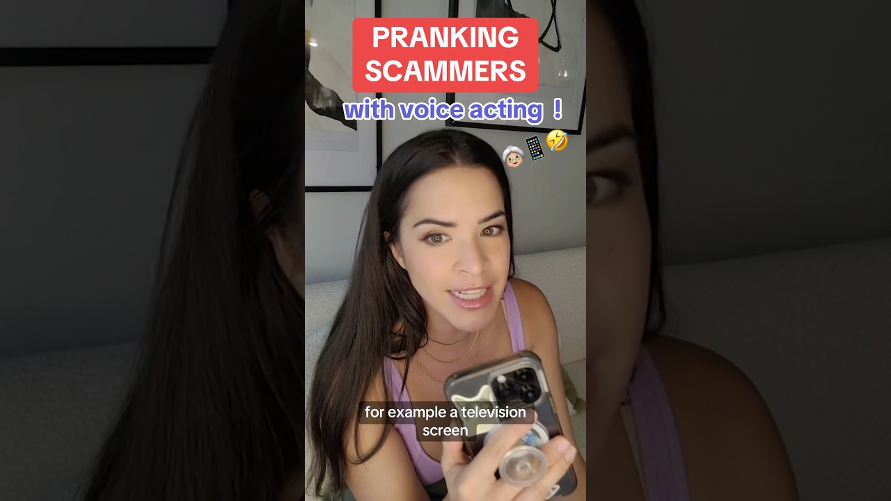 Siri impression: Trolling SCAMMERS with voicing acting !! #funny  #irlrosie