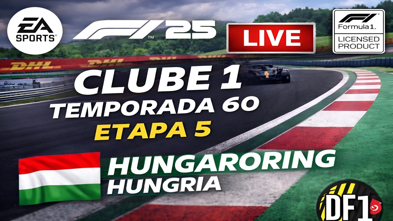 @DICASF1 T60 CLUBE PILOTOS 1 ETAPA 5 HUNGRIA CORRIDA ONBOARD