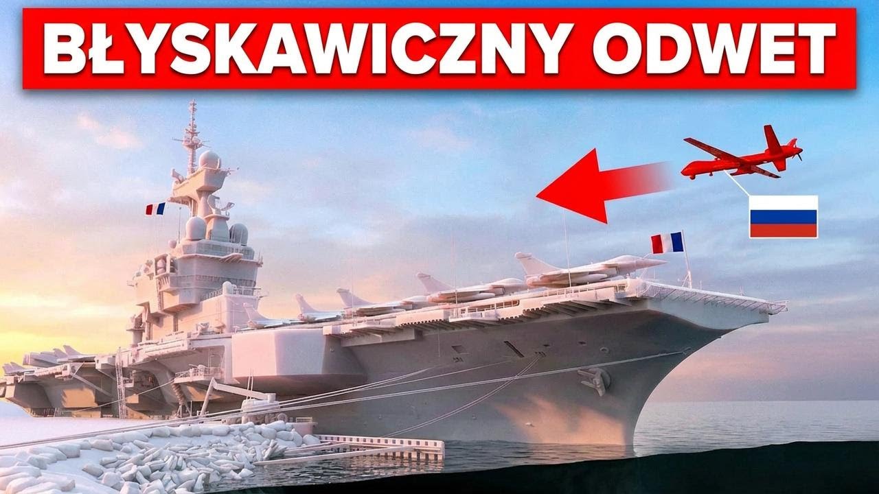 Rosja wzięła na cel francuski lotniskowiec... Odpowiedź była upokarzająca dla Moskwy