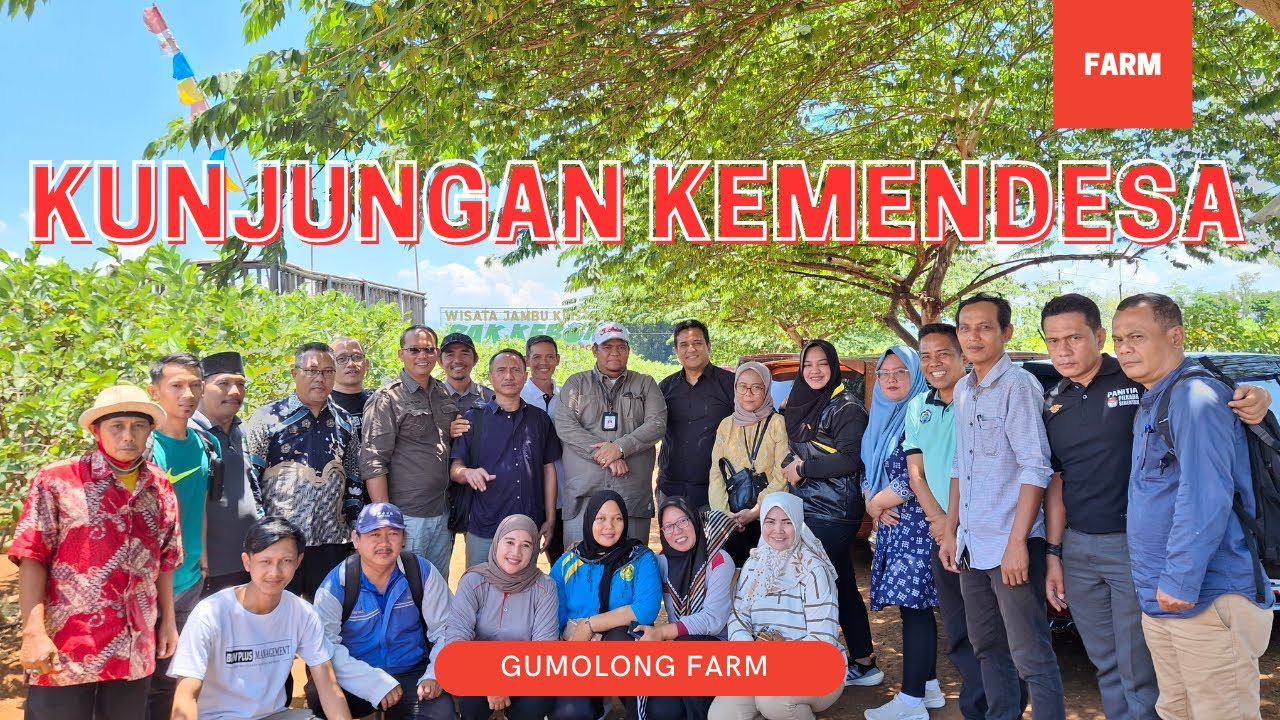 KUNJUNGAN KEMENDESA ke JAMBU KRISTAL PAK KEBON