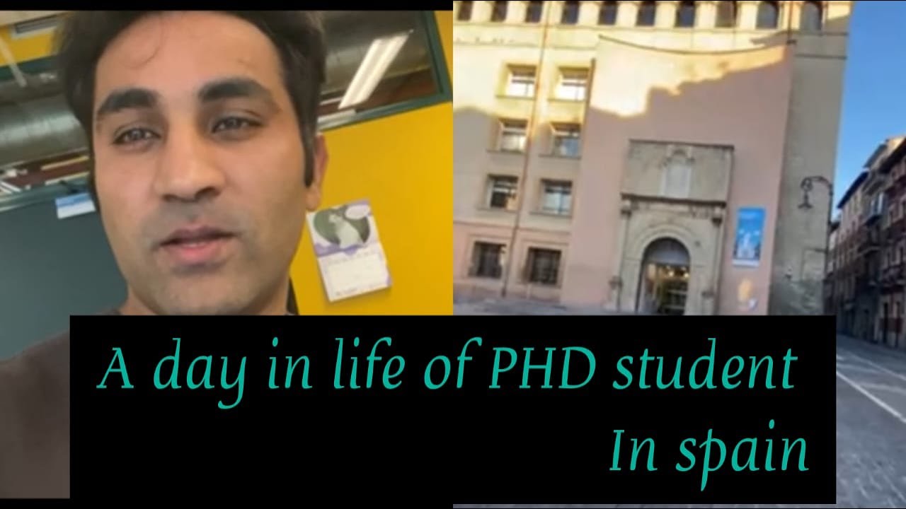 A DAY IN LIFE 0F A PhD STUDENT IN SPAIN(EUROPE) || Trying to learn Spanish