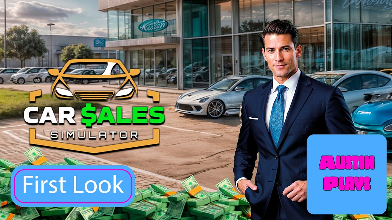 Первый взгляд на демо Car Sales Simulator! Открываю мутный автосалон, и я в шоке!