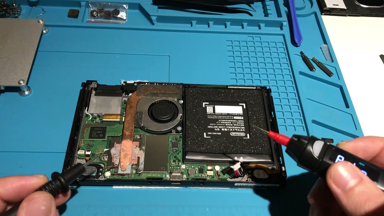 Recharger batterie Nintendo Switch en Externe (Sans soudure).
