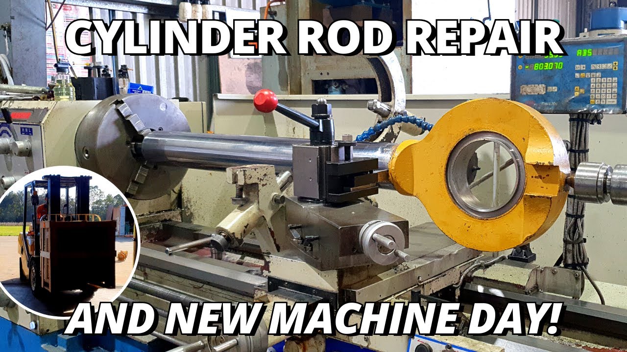 Repair CAT 988 Loader Rod & New Machine Day | Machining & Welding