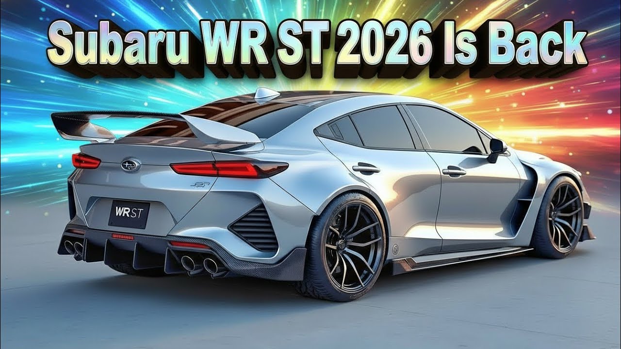 Subaru WRX ST 2026: Potencia Rally, Diseño Deportivo y ADN de Alto Rendimiento 🚗🔥