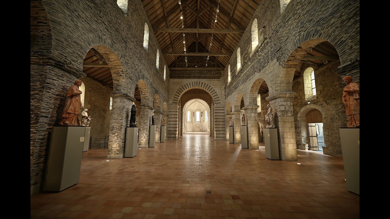 La Collégiale Saint Martin 4K - Angers - Région Pays de la Loire - France