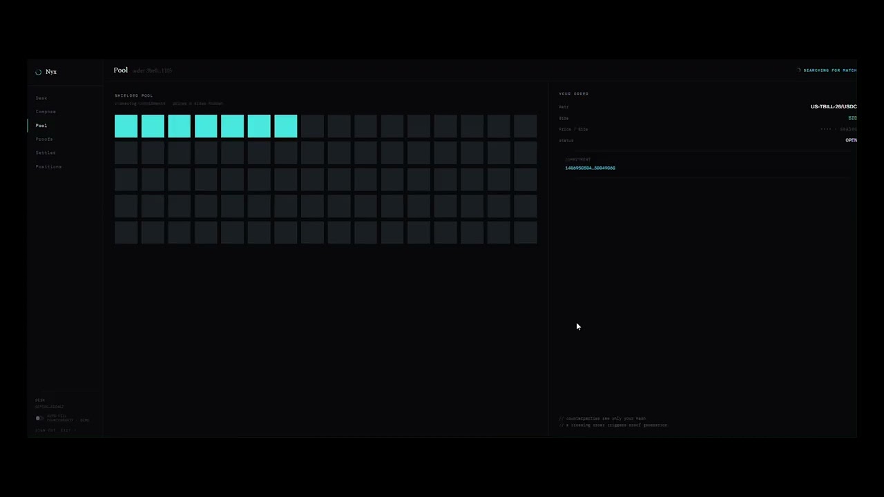 nyx-darkpool demo